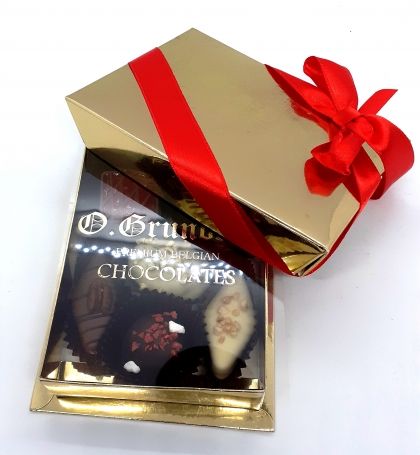 Кутия с 6 бр. Белгийски шоколадови бонбона