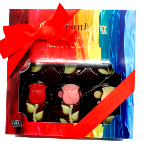 Букет 9 шоколадови рози от Белгийски шоколад